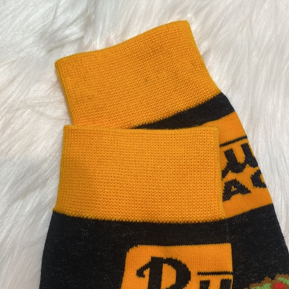Rusty Taco, “Love, Laugh & Eat Tacos” Socks, Orange & Black, Promo Item, New - Picture 6 of 8